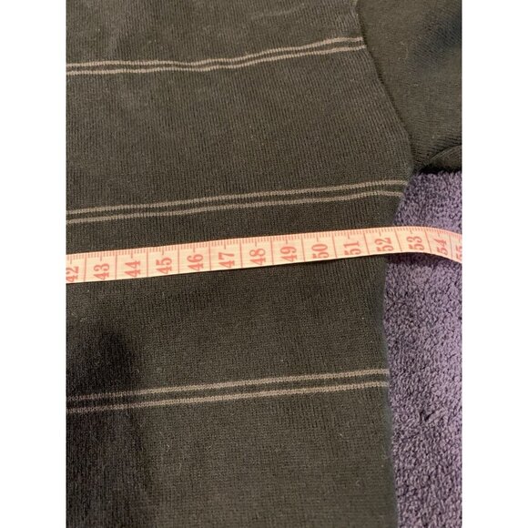 Nike black and grey Striped Cropped Long sleeve Thick Cotton Crew Neck Women XS - Picture 7 of 8